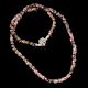 Multi Tourmaline Beaded Necklace, Three Layer Necklace for women, 925 Sterling silver jewelry